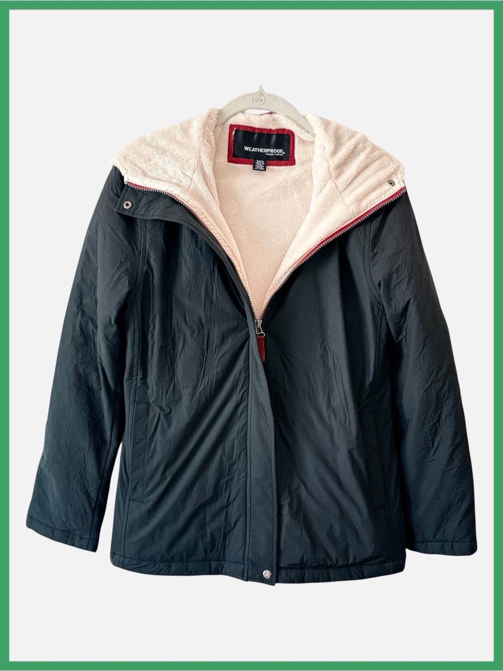 Weatherproof Women’s Fleece Lined Hooded Jacket